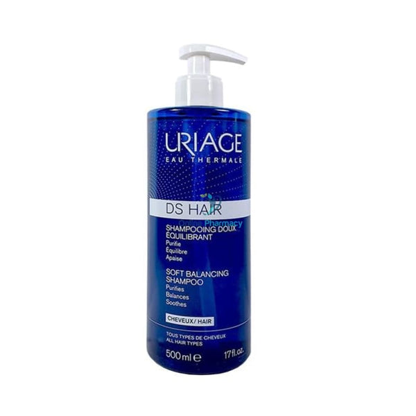 Uriage D.s. Hair Soft Balancing Shampoo 500Ml Care