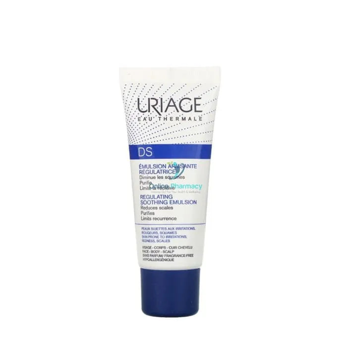 Uriage D.s. Regulating Emulsion Irritation Redness Scales 40Ml Health Care