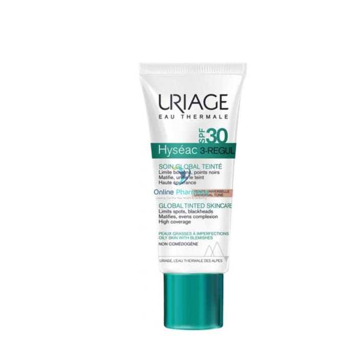 Uriage Hyseac 3 - Regul Tinted Global Skincare Spf30 40Ml Skin Care