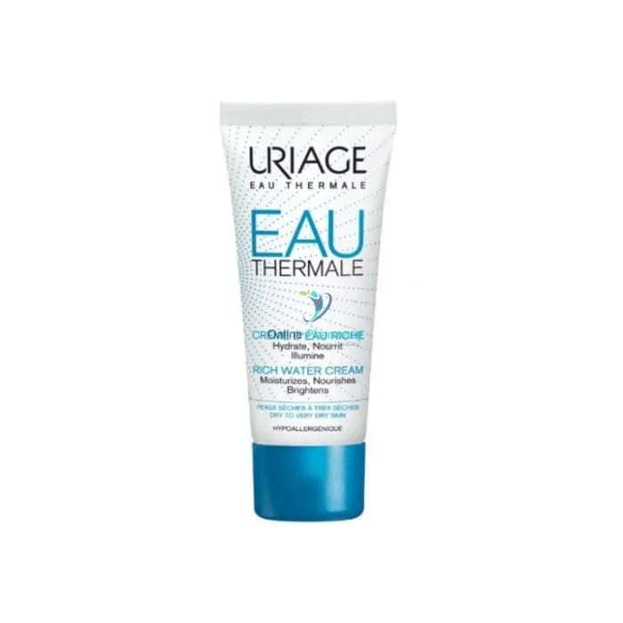 Uriage Moisturizing Water Cream Rich 40Ml Skin Care