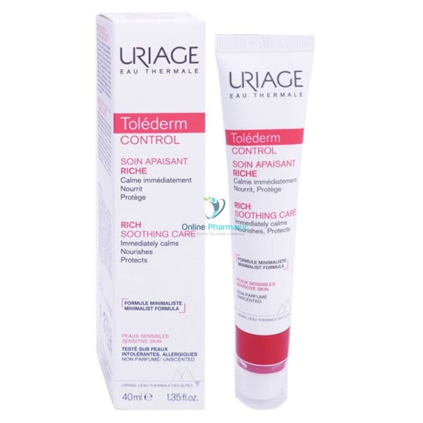 Uriage Tolederm Control Rich Soothing Care 40Ml Skin