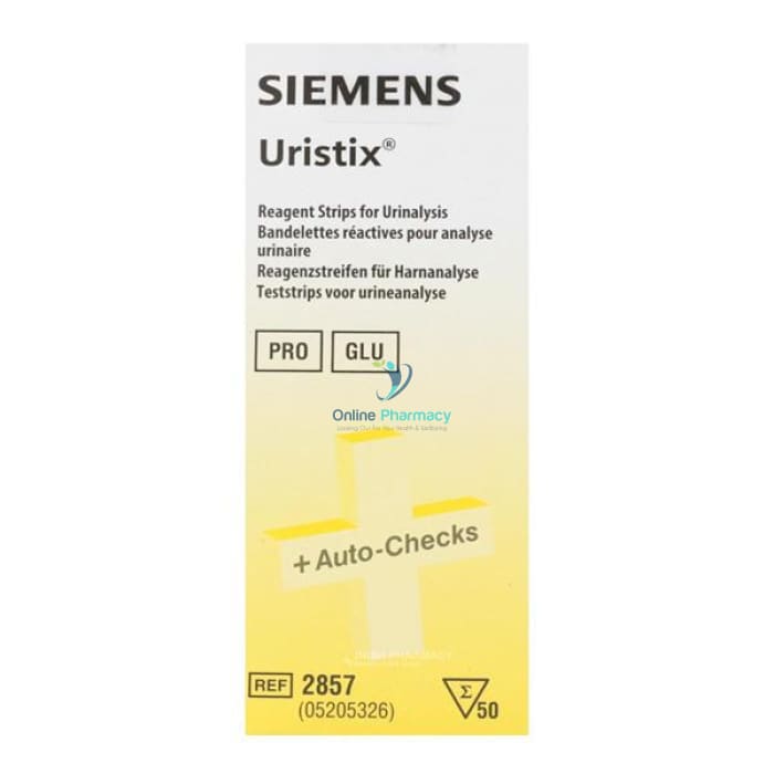 Uristix Reagent Strips for Urinalysis - 50 Strips - OnlinePharmacy