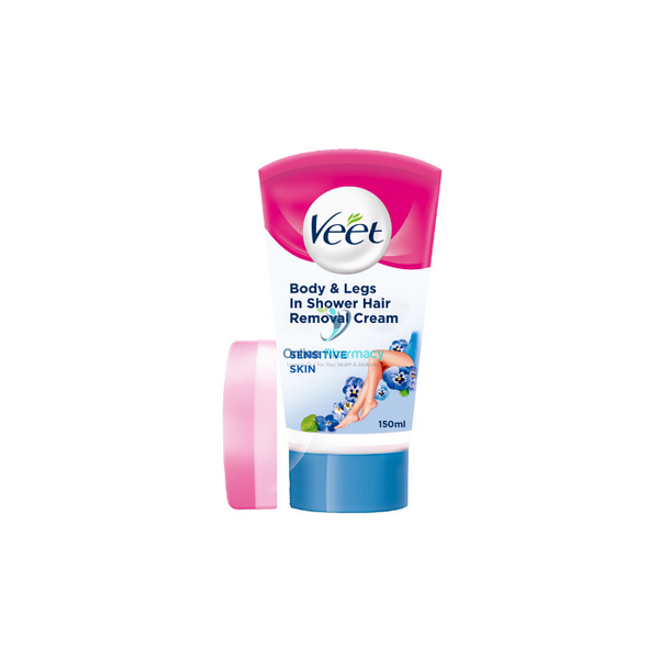 Veet Shower Cream for Sensitive Skin- Aloe Vera & Vitamin E Rich Hair Removal Cream - OnlinePharmacy