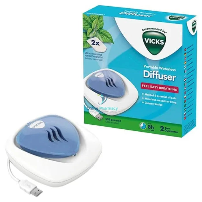 Vicks Portable Waterless Diffuser Cold & Flu