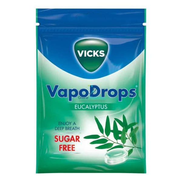 Vicks VapoDrops Sugar Free Eucalyptus - OnlinePharmacy