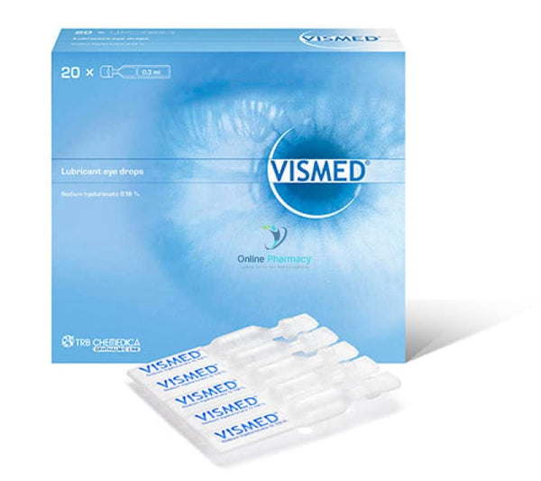 Vismed Lubricant Eye Drops - 20 Doses - OnlinePharmacy