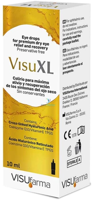 VisuXL 0.1% Eye Drops - 10ML - OnlinePharmacy