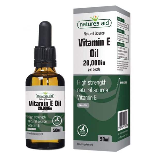 Natures Aid Vitamin E Oil 20,000iu - 50ml
