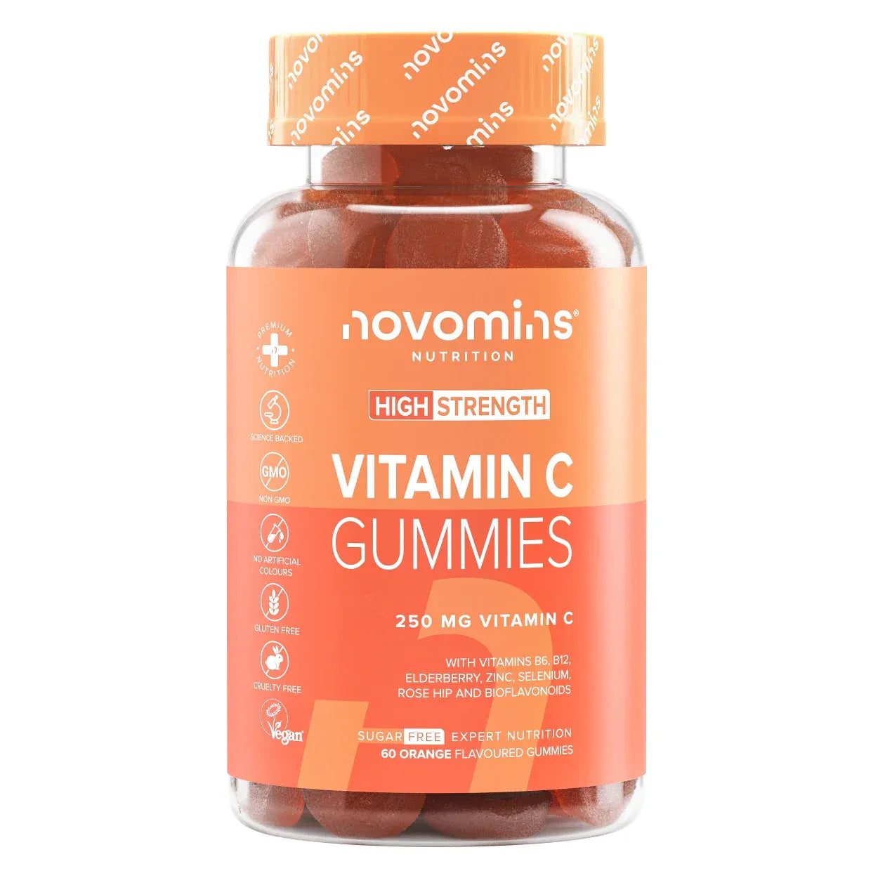 Novomins Vitamin C 250mg Gummies - 60 Pack