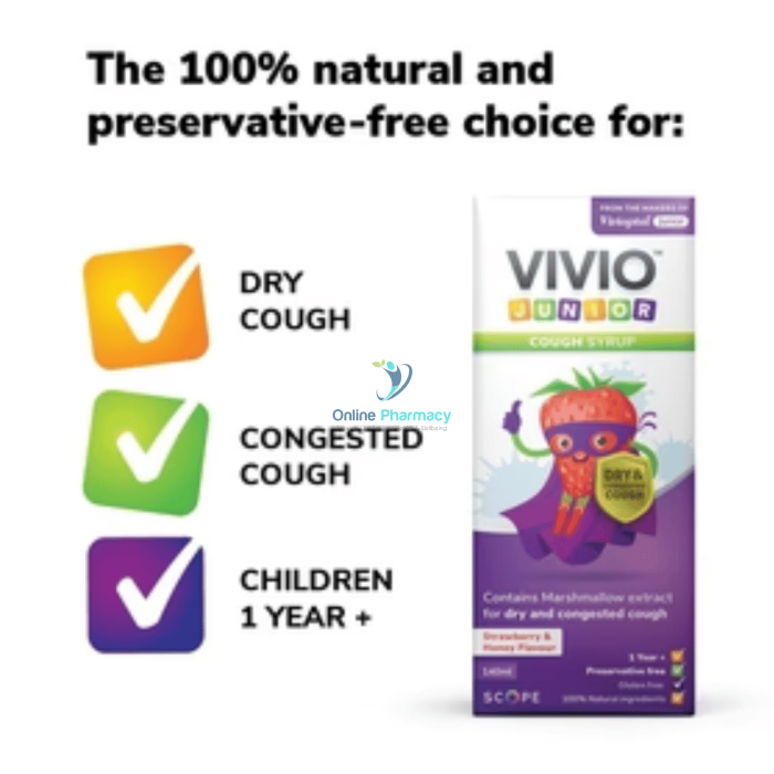 Vivio Cough Syrup - 140ml