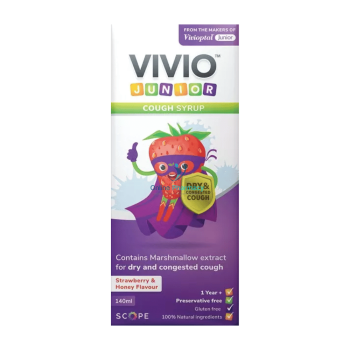 Vivio Cough Syrup - 140ml