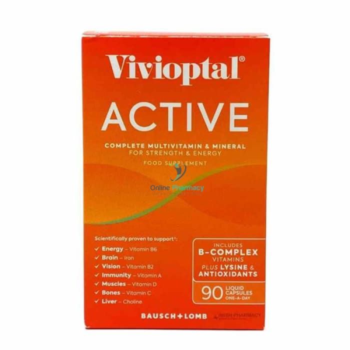 Vivioptal Active Multivitamin - 30/90 Capsules - OnlinePharmacy