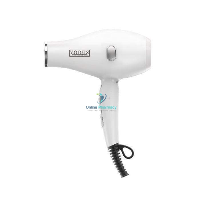 Voduz "Blow Out" White Infrared Hair Dryer - OnlinePharmacy