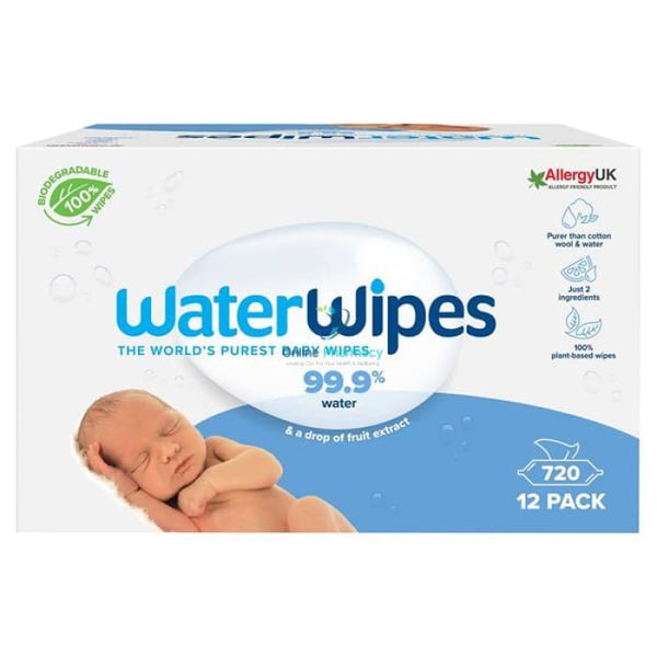 Water Wipes 60 Wipes - 12 Pack - OnlinePharmacy