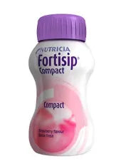 Fortisip Compact Strawberry Nutritional Drinks - 24 Pack x 125ml