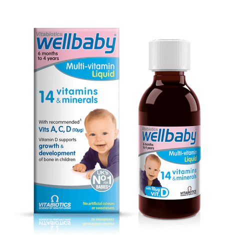 Vitabiotics Wellbaby Multivitamin Liquid - 150ml