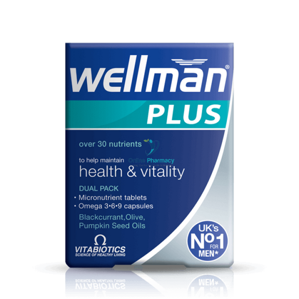 Wellman Plus Multivitamins - 56 Tabs - OnlinePharmacy