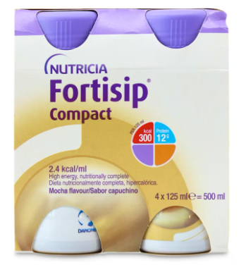 Fortisip Compact Mocha Nutritional Drinks - 24 Pack x 125ml