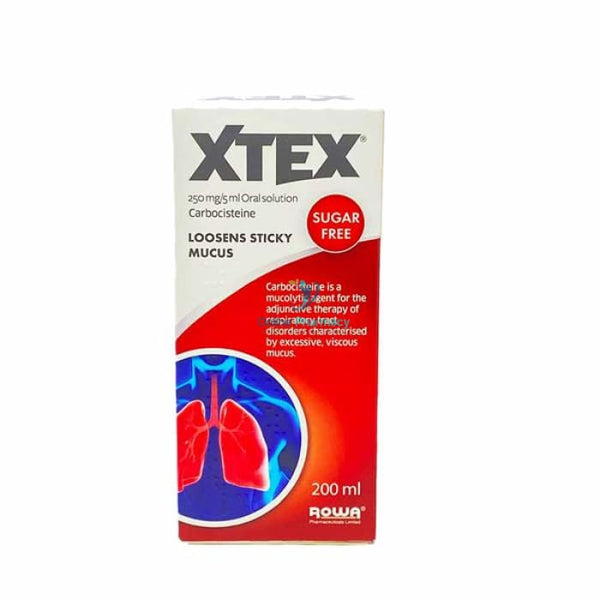 Xtex Carbocisteine Oral Solution - 200ml - OnlinePharmacy