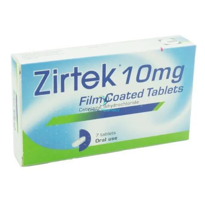 Zirtek Cetirizine Allergy Tablets - 7/30 Pack - OnlinePharmacy