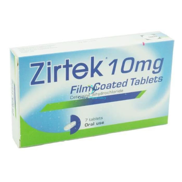 Zirtek Cetirizine Allergy Tablets - 7/30 Pack - OnlinePharmacy