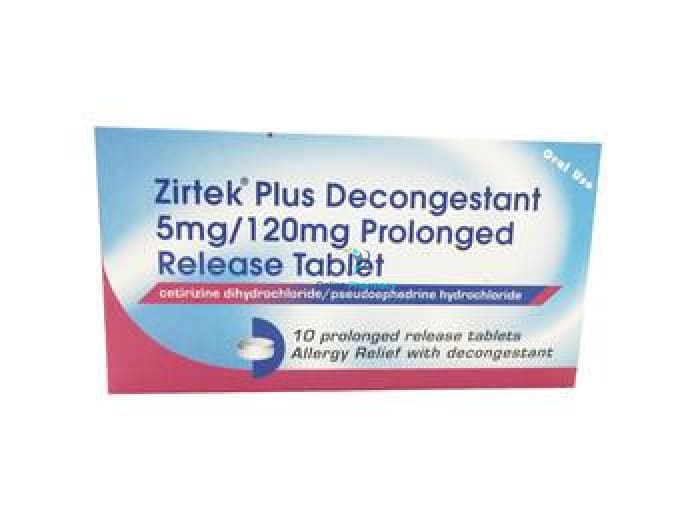 Zirtek Plus Decongestant Tablets - 6 Pack - OnlinePharmacy